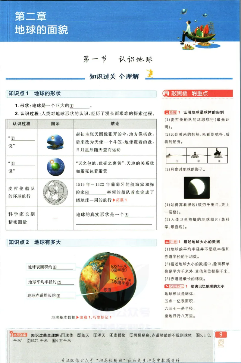 初中必刷题七年级上册地理湘教版狂K重点_2、2025初中必刷题合集_初中必刷题23+24+25上册_2023版