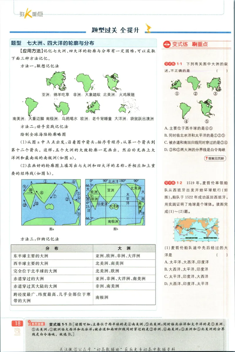 初中必刷题七年级上册地理湘教版狂K重点_2、2025初中必刷题合集_初中必刷题23+24+25上册_2023版