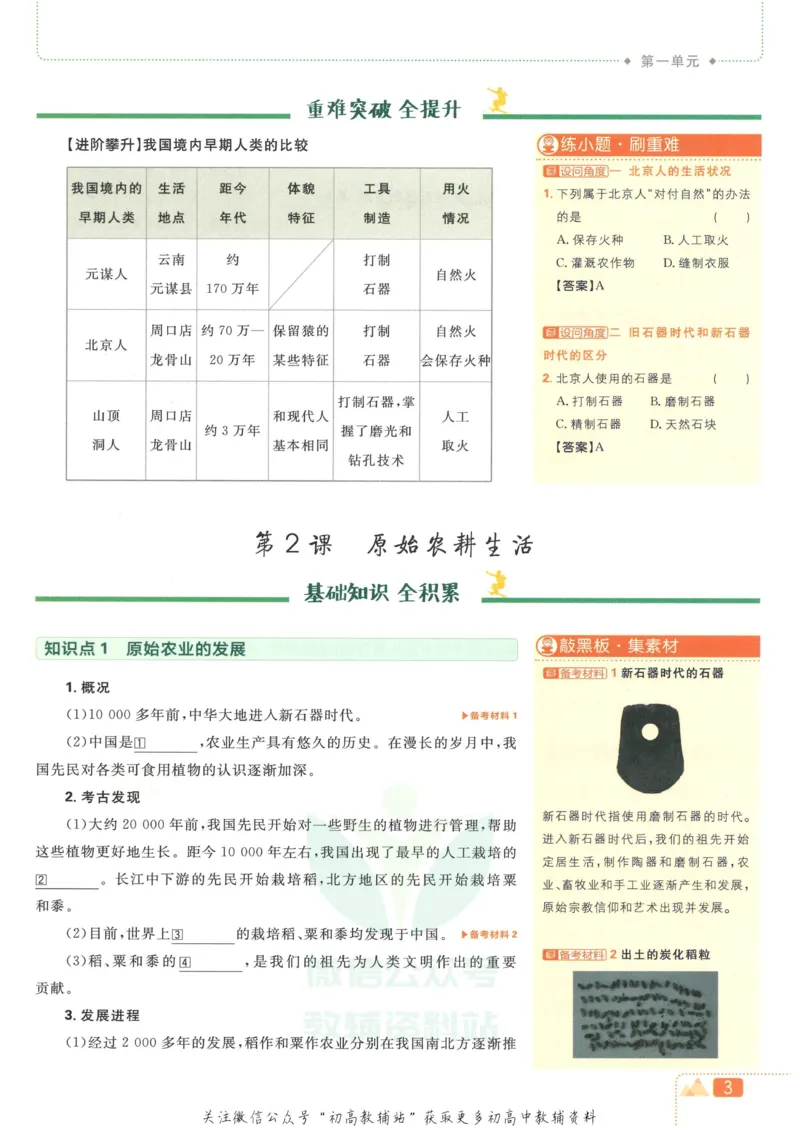 初中必刷题七年级上册历史人教版狂K重点_2、2025初中必刷题合集_初中必刷题23+24+25上册_2023版