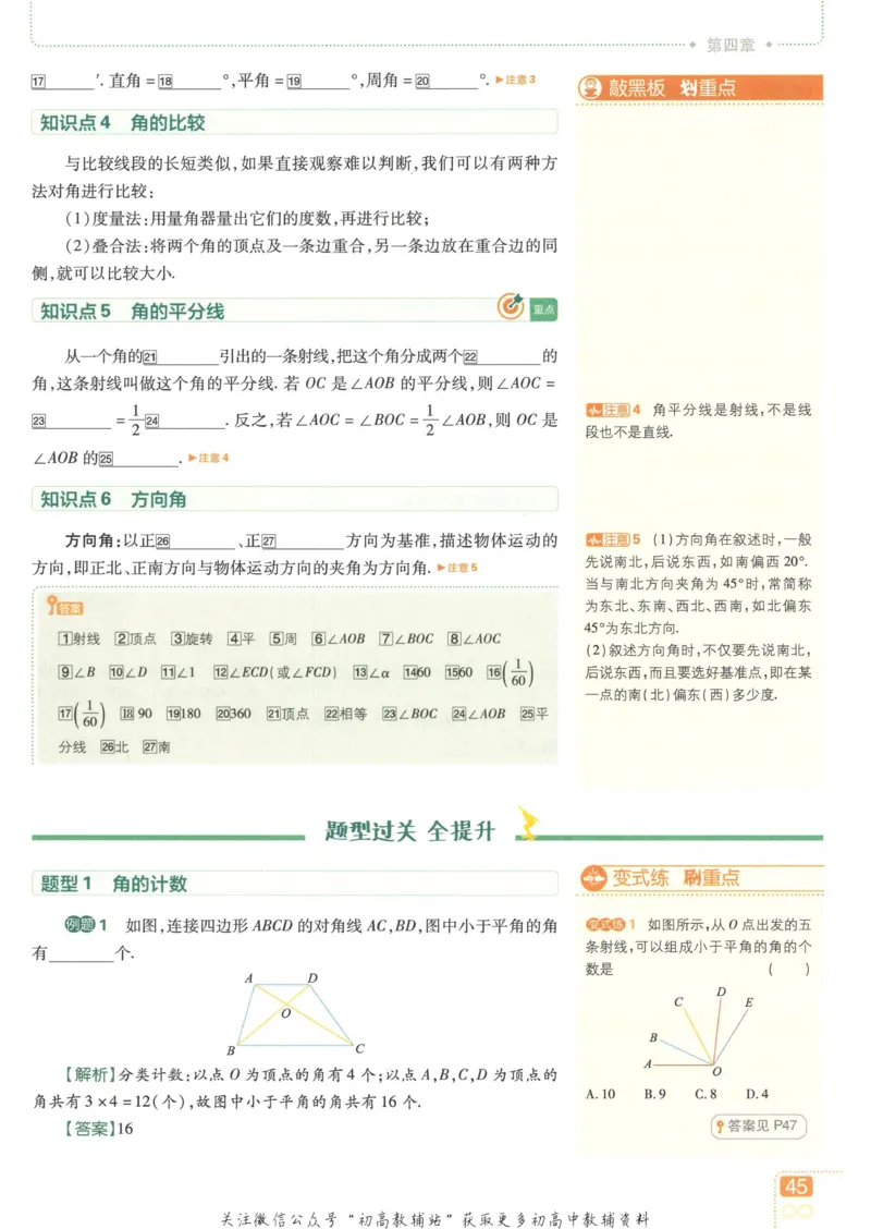 初中必刷题七年级上册数学北师版狂K重点_2、2025初中必刷题合集_初中必刷题23+24+25上册_2023版