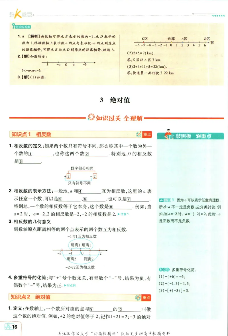 初中必刷题七年级上册数学北师版狂k重点_2、2025初中必刷题合集_初中必刷题23+24+25上册_2024版（部分上册）
