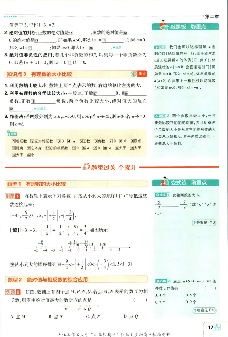 初中必刷题七年级上册数学北师版狂k重点_2、2025初中必刷题合集_初中必刷题23+24+25上册_2024版（部分上册）