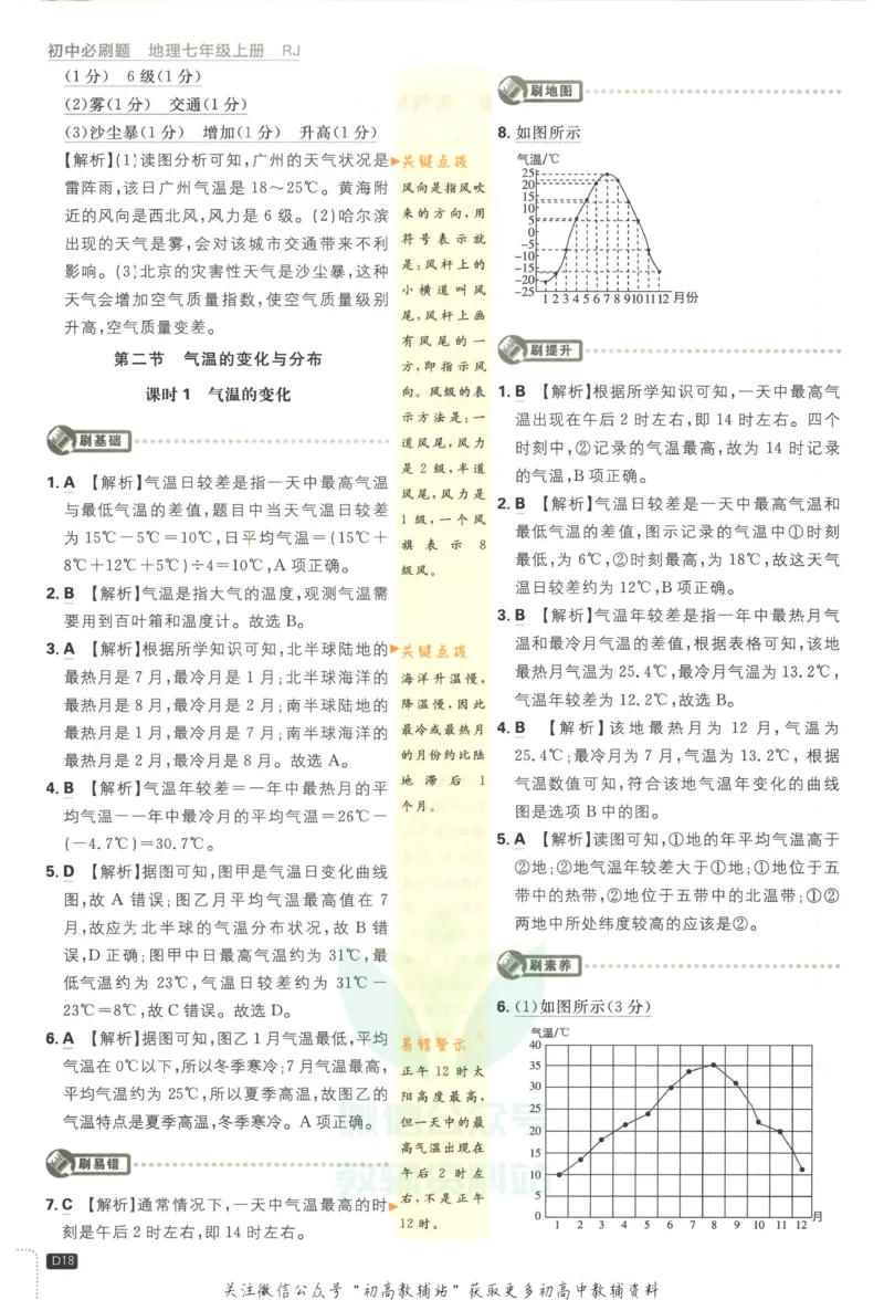 初中必刷题七年级上册地理人教版答案_2、2025初中必刷题合集_初中必刷题23+24+25上册_2023版