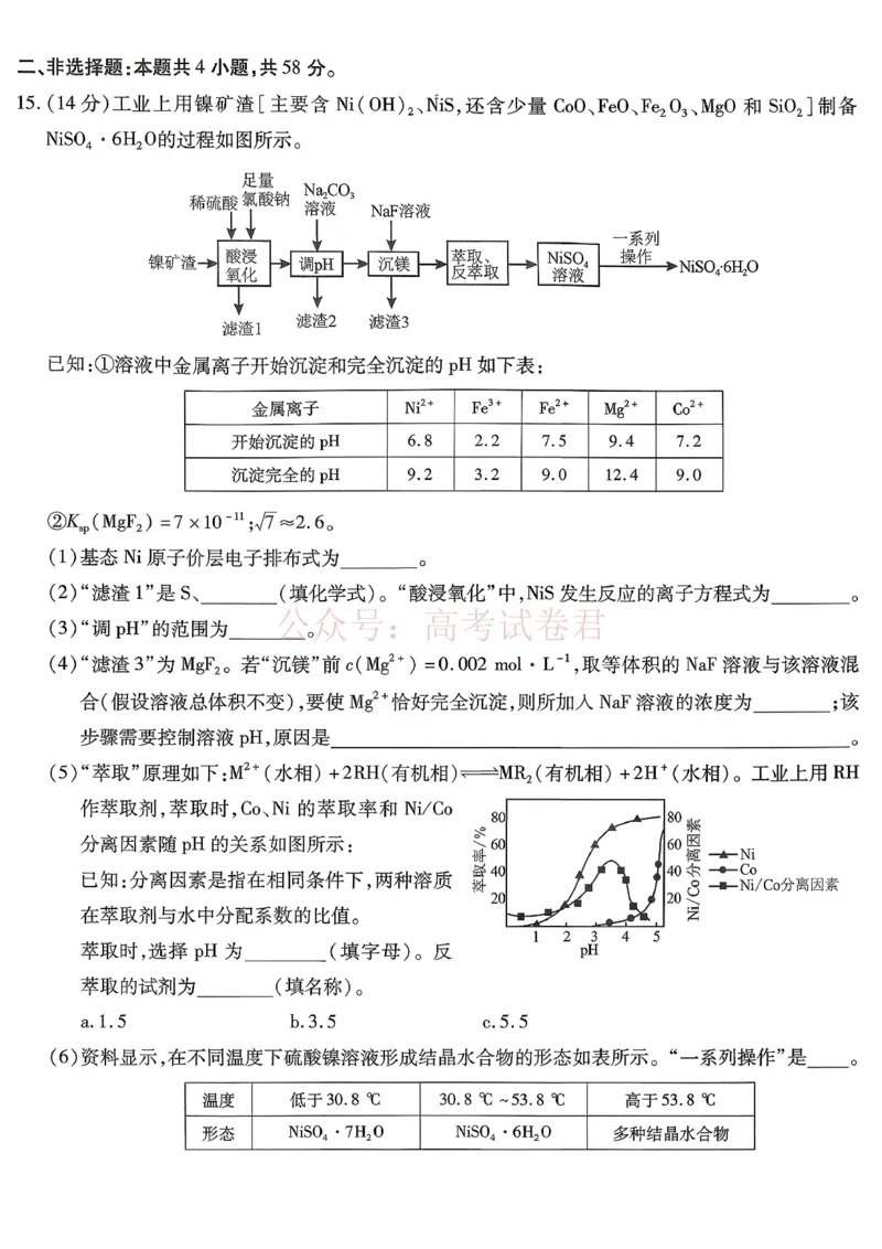 重庆市南开中学高2026届高三第七次质量检测化学_副本_2026届重庆南开中学高三下学期第七次质量检测全科_05化学_重庆南开中学高三下学期第七次质量检测