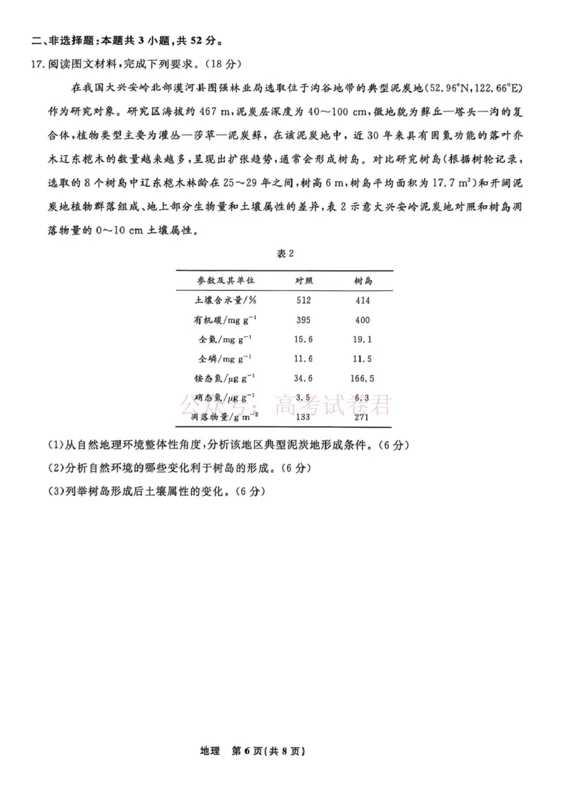 辽宁名校联盟2025-2026学年高三下学期4月模拟地理_2026年辽宁名校联盟高三下学期4月模拟考试全科_09地理_辽宁名校联盟高三下学期4月模拟考试