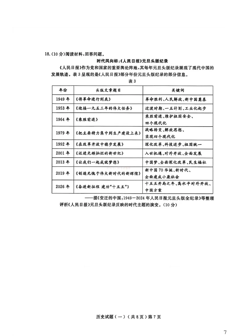 聊城市2026年普通高中学业水平等级考试模拟卷历史_2026届山东省聊城市高三3月模拟考试（聊城一模）_历史&middot;2026届山东省聊城市高三3月模拟考试（聊城一模）