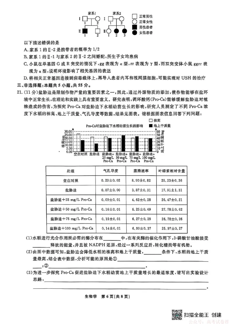辽宁省名校联盟2025-2026学年高三下3月模拟考试生物试卷（含答案）_2026届辽宁名校联盟高三下学期3月联考全科