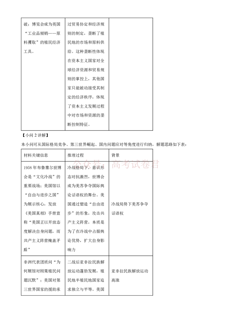 精品解析：2026届陕西商洛市高三下学期第一次模拟考试历史试题（解析版）_2026届陕西商洛市高三下学期第一次模拟考试_07历史_陕西商洛市高三下学期第一次模拟考试