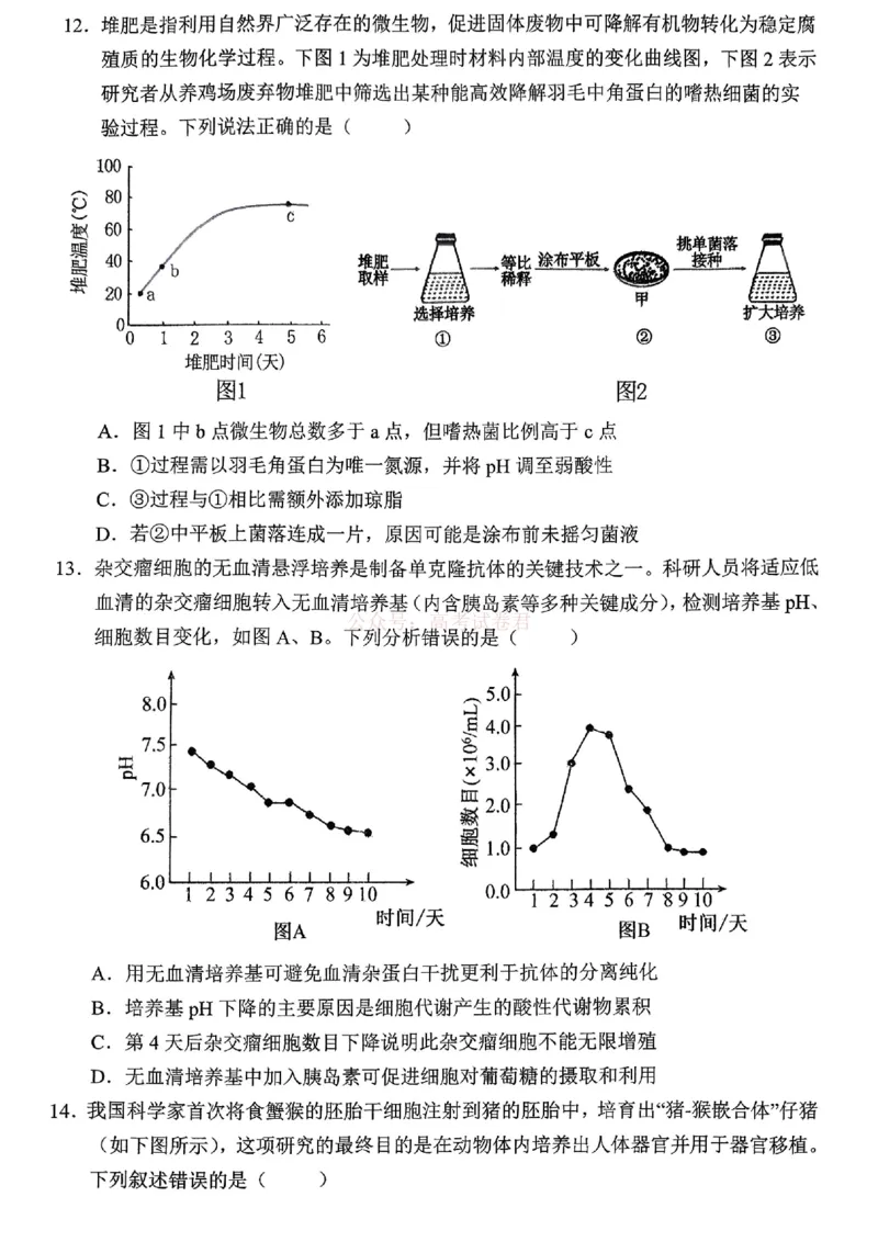 重庆名校联盟2026届高三下学期第一次联考生物_2026届重庆名校联盟高三下学期第一次联考_06生物2026届重庆名校联盟高三下学期第一次联考