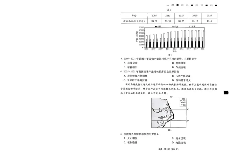 西南名校联盟2026届&ldquo;3+3+3&rdquo;高考备考诊断性联考（二）地理_副本_2026年西南名校联盟&ldquo;3+3+3&rdquo;高考备考诊断性联考（二）全科