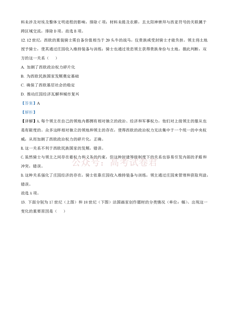 精品解析：2026届陕西商洛市高三下学期第一次模拟考试历史试题（解析版）_2026届陕西商洛市高三下学期第一次模拟考试全科_08历史_陕西商洛市高三下学期第一次模拟考试