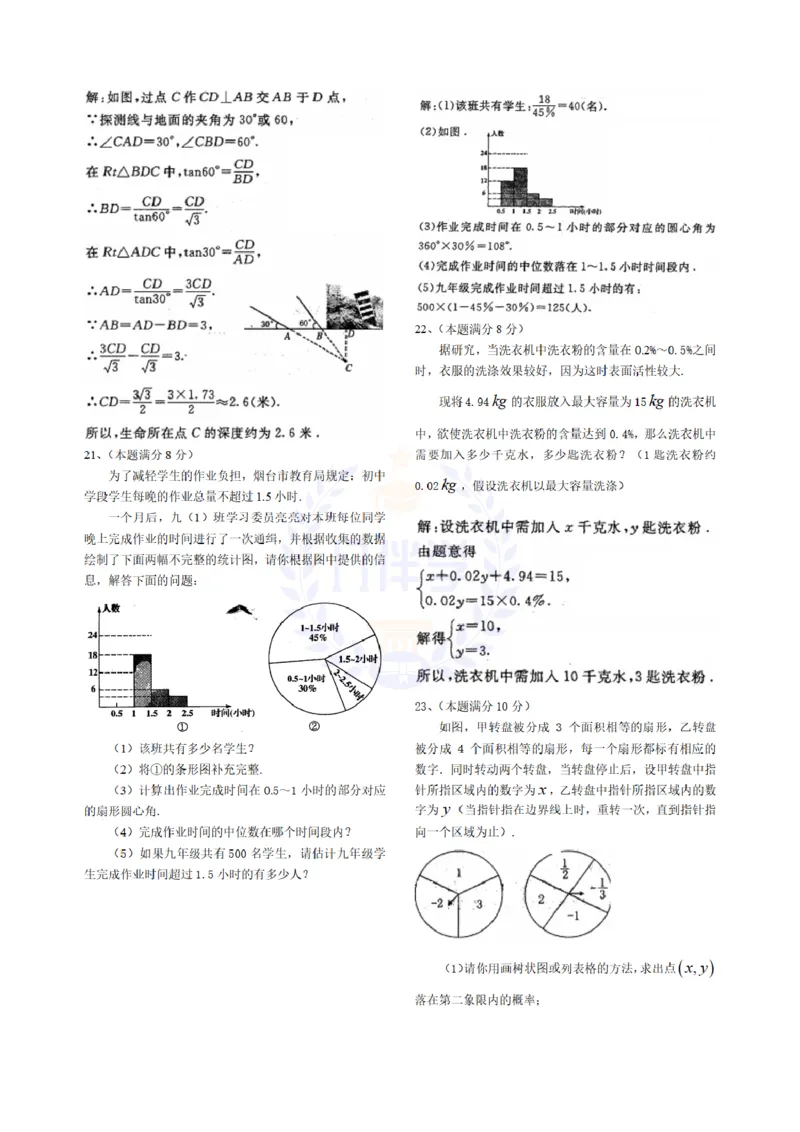 2008年山东省烟台市中考数学试题及答案_12.2026年4月全国各地高考模拟卷_2026版初中金考卷&bull;45套中考试卷汇编系列合集_全国版中考真题(1)_各省市《历年中考真题》2013-2024(10)_山东