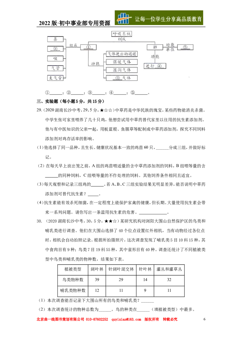 12生物&mdash;&mdash;湖南省长沙市word版，含答案全解全析_12.2026年4月全国各地高考模拟卷_2026版初中金考卷&bull;45套中考试卷汇编系列合集_全国版中考真题(2)_湖南