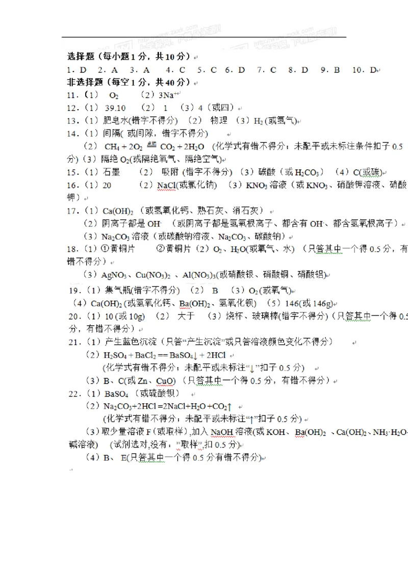 2015长春化学试卷+答案(图片+word整理版)_2026版初中金考卷&bull;45套中考试卷汇编系列合集_全国版中考真题(1)_各省市《历年中考真题》2013-2024(10)_历年中考真题（版本一，按科目划分）