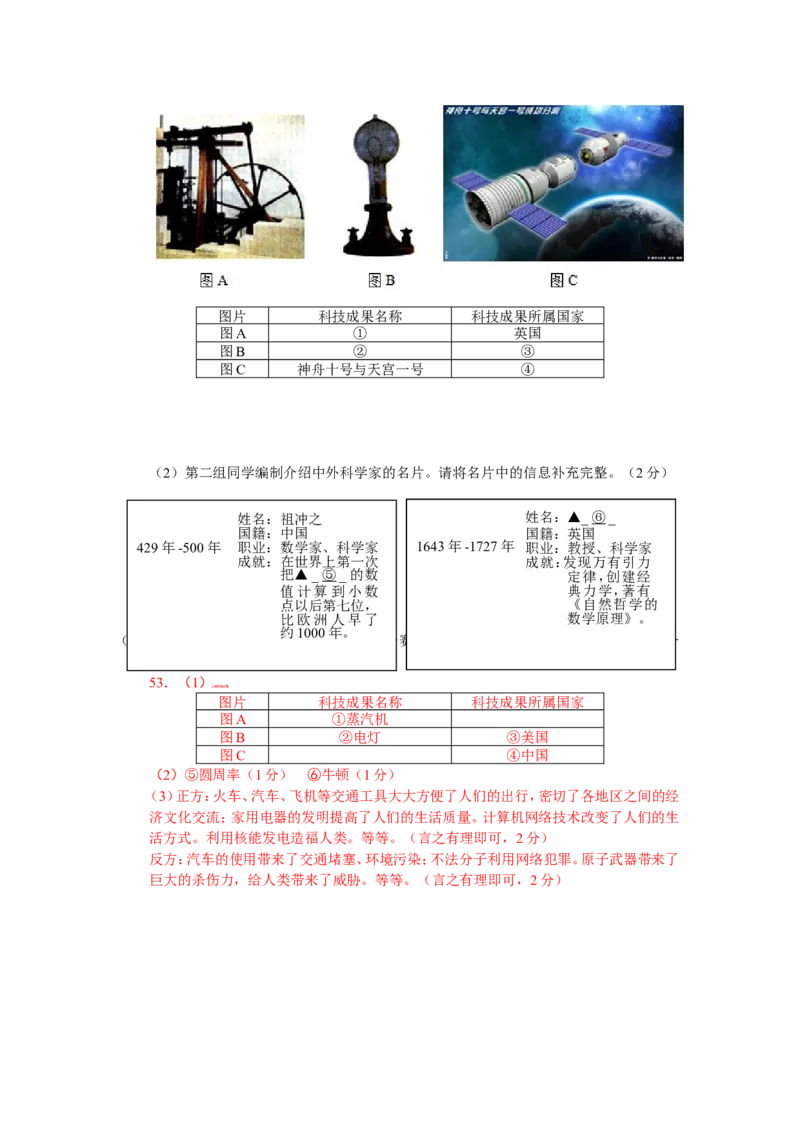 2014年江苏泰州历史试卷+答案(word整理版)_2026版初中金考卷&bull;45套中考试卷汇编系列合集_全国版中考真题(1)_各省市《历年中考真题》2013-2024(10)_历年中考真题（版本一，按科目划分）