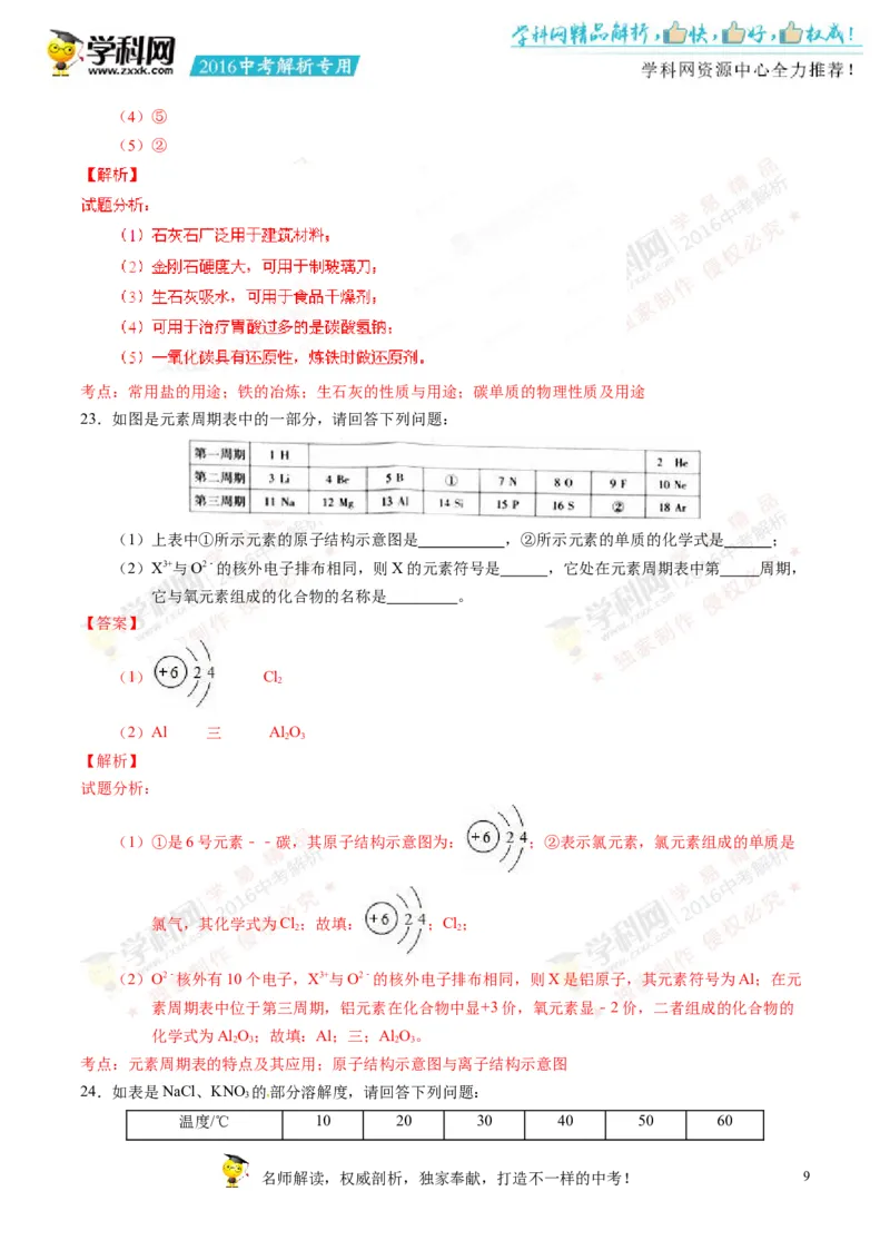 2016湖南郴州化学试卷+答案+解析(word整理版)_2026版初中金考卷&bull;45套中考试卷汇编系列合集_全国版中考真题(1)_各省市《历年中考真题》2013-2024(10)_历年中考真题（版本一，按科目划分）