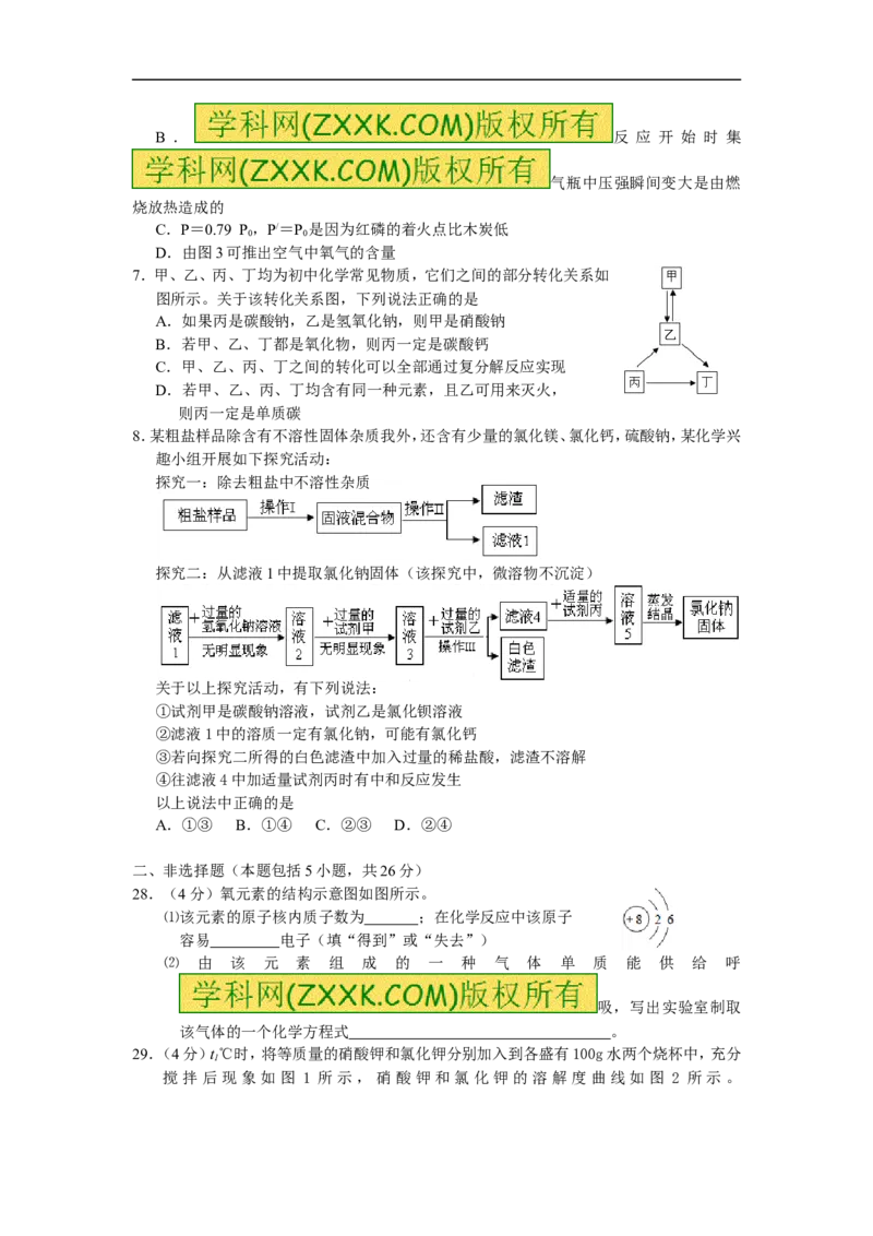 2016湖北武汉化学试卷+答案(word整理版)_2026版初中金考卷&bull;45套中考试卷汇编系列合集_全国版中考真题(1)_各省市《历年中考真题》2013-2024(10)_历年中考真题（版本一，按科目划分）