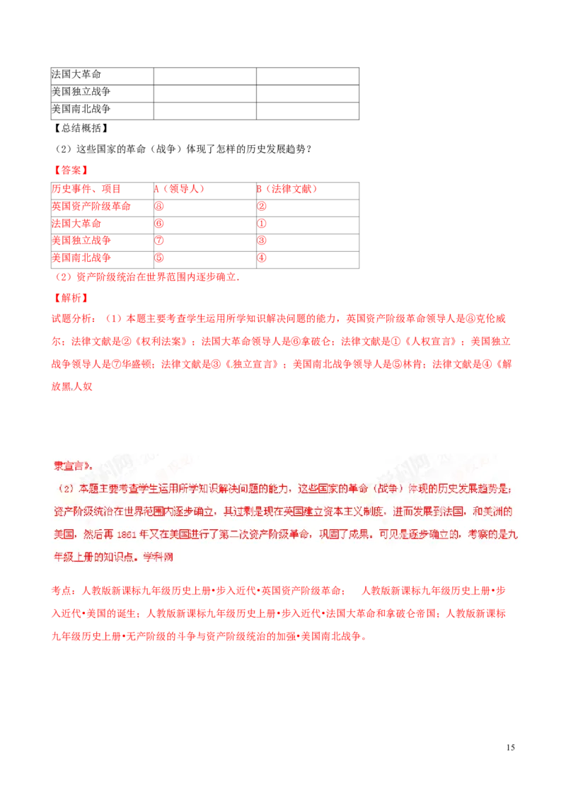 2016湖南娄底历史试卷+答案+解析(word整理版)_2026版初中金考卷&bull;45套中考试卷汇编系列合集_全国版中考真题(1)_各省市《历年中考真题》2013-2024(10)_历年中考真题（版本一，按科目划分）