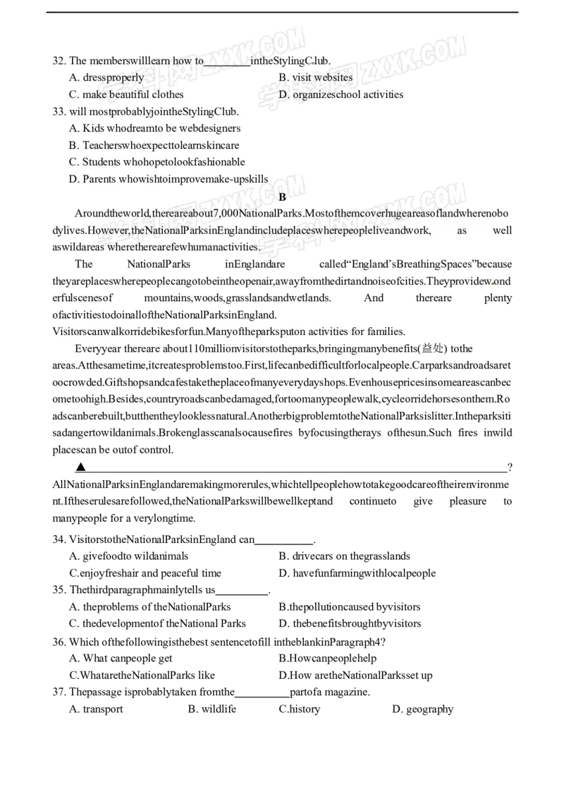 2017年浙江嘉兴英语试卷+答案(word整理版)_2026版初中金考卷&bull;45套中考试卷汇编系列合集_全国版中考真题(1)_各省市《历年中考真题》2013-2024(10)_历年中考真题（版本一，按科目划分）