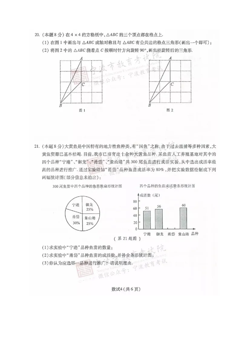 2017年浙江宁波数学试卷+答案(图片word版)_2026版初中金考卷&bull;45套中考试卷汇编系列合集_全国版中考真题(1)_各省市《历年中考真题》2013-2024(10)_历年中考真题（版本一，按科目划分）