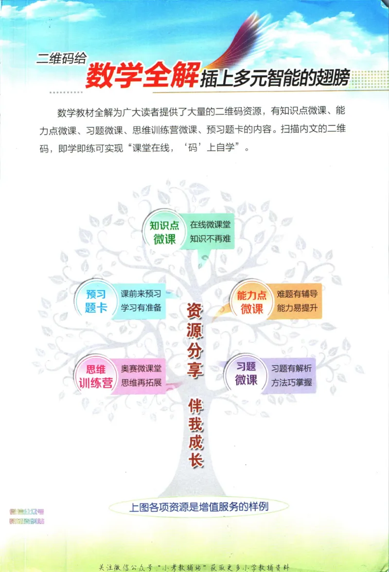 《小学教材全解四年级下册数学人教版_薛金星小学教材全解(1)_4.四年级》第3页预览