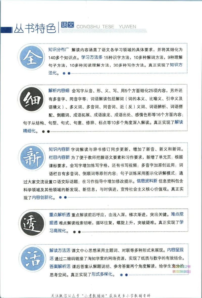 《小学教材全解六年级下册语文人教版_薛金星小学教材全解(1)_6.六年级》第6页预览