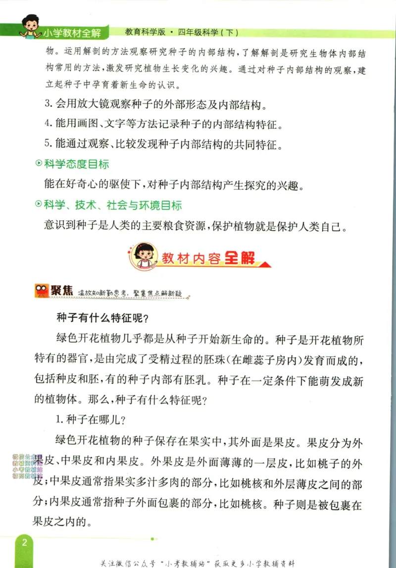 《小学教材全解四年级下册科学教科版_薛金星小学教材全解(1)_4.四年级》第10页预览