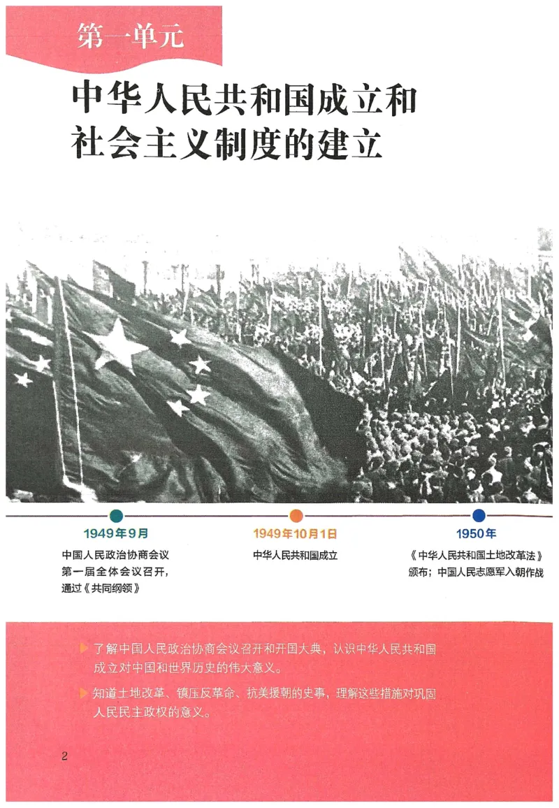 《2026春人教版八年级历史下册电子课本（无水印版）_新八下历史_09、高清PDF(核对版本）》第7页预览