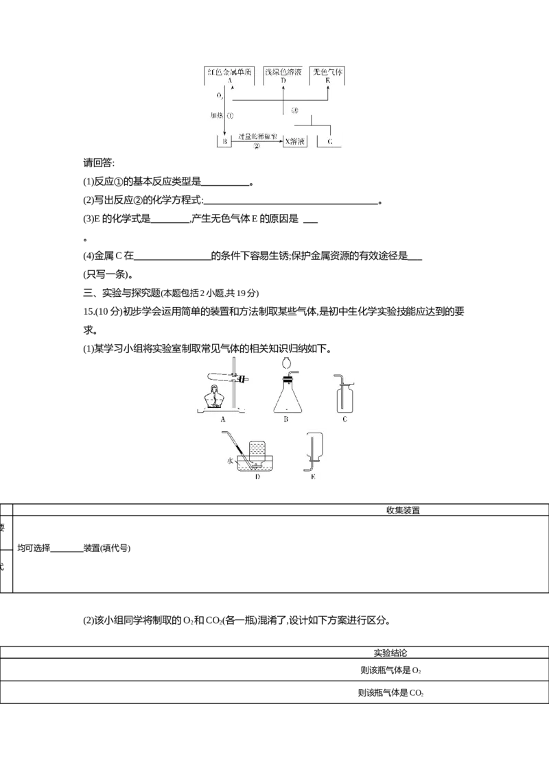 《2021武威化学试卷+答案+解析(word整理版)_12.2026年4月全国各地高考模拟卷_2026版初中金考卷•45套中考试卷汇编系列合集_全国版中考真题(1)_各省市《历年中考真题》2013-2024(10)_28甘肃试卷》第4页预览