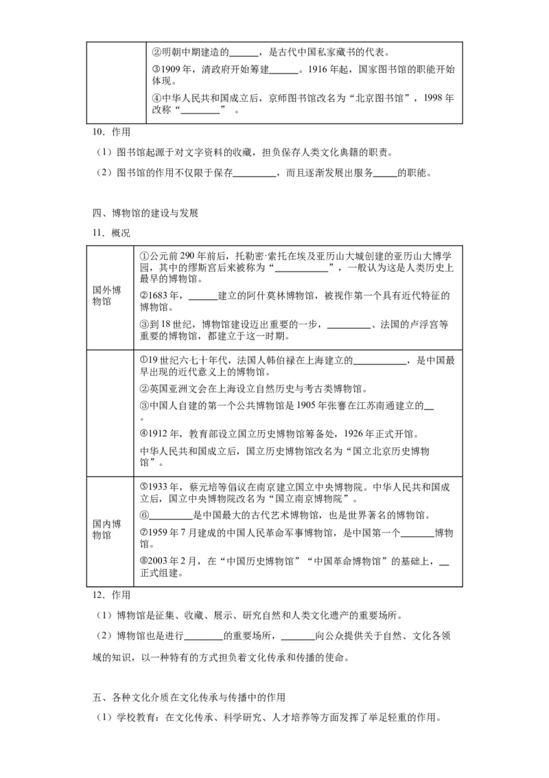 《14选必三第14课文化传承的多种载体及其发展_新版高中_高中历史新版_高中历史选择性必修3（统编版）_学案专项-P118》第6页预览