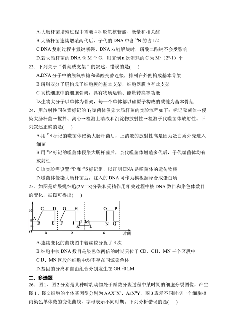 《内蒙古自治区巴彦淖尔市第一中学2025-2026学年高一下学期5月期中生物试卷（含解析）_2024-2027高一（7-7月题库）(1)_2026年06月高一试卷》第8页预览