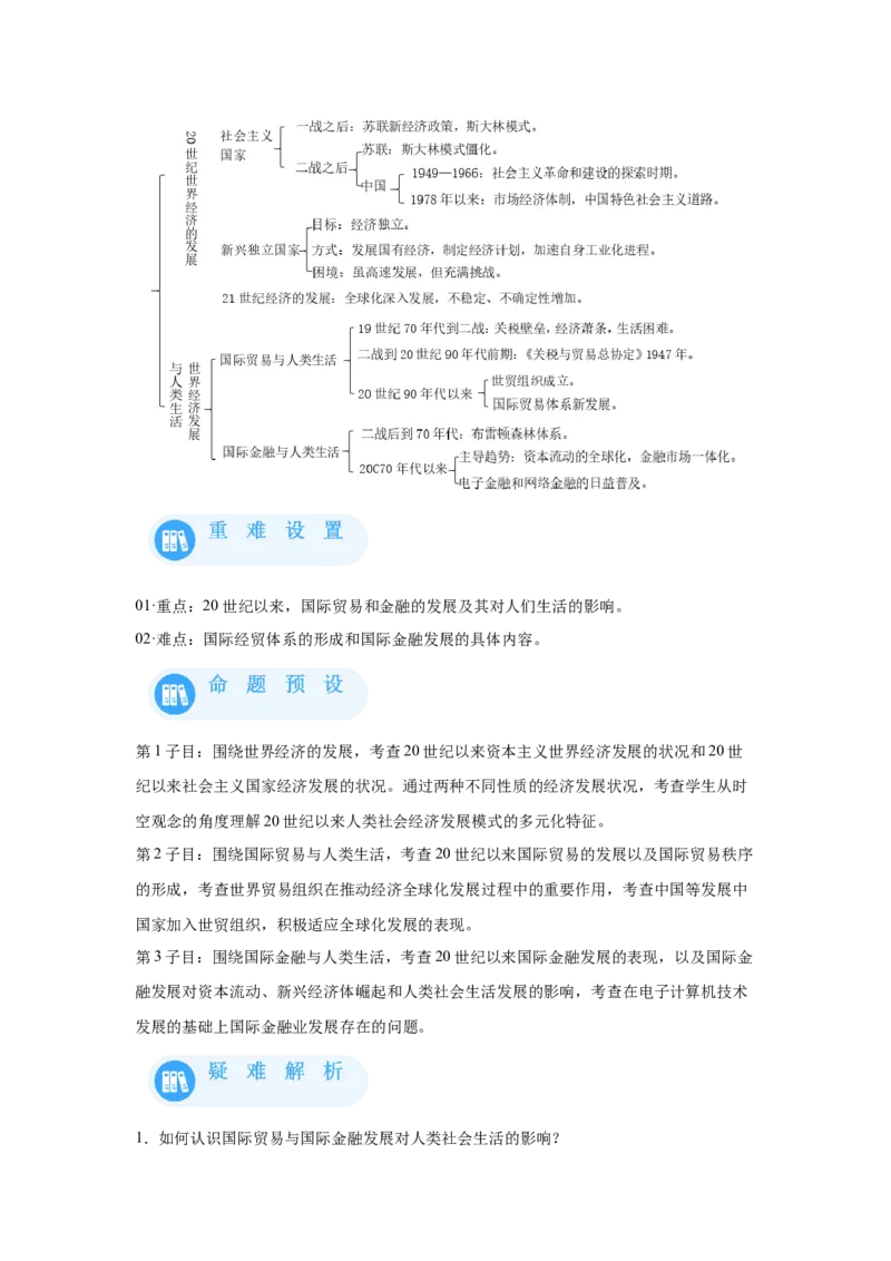 《09选必二第9课20世纪以来人类的经济与生活_新版高中_高中历史新版_高中历史选择性必修2（统编版）_学案专项-P118》第2页预览