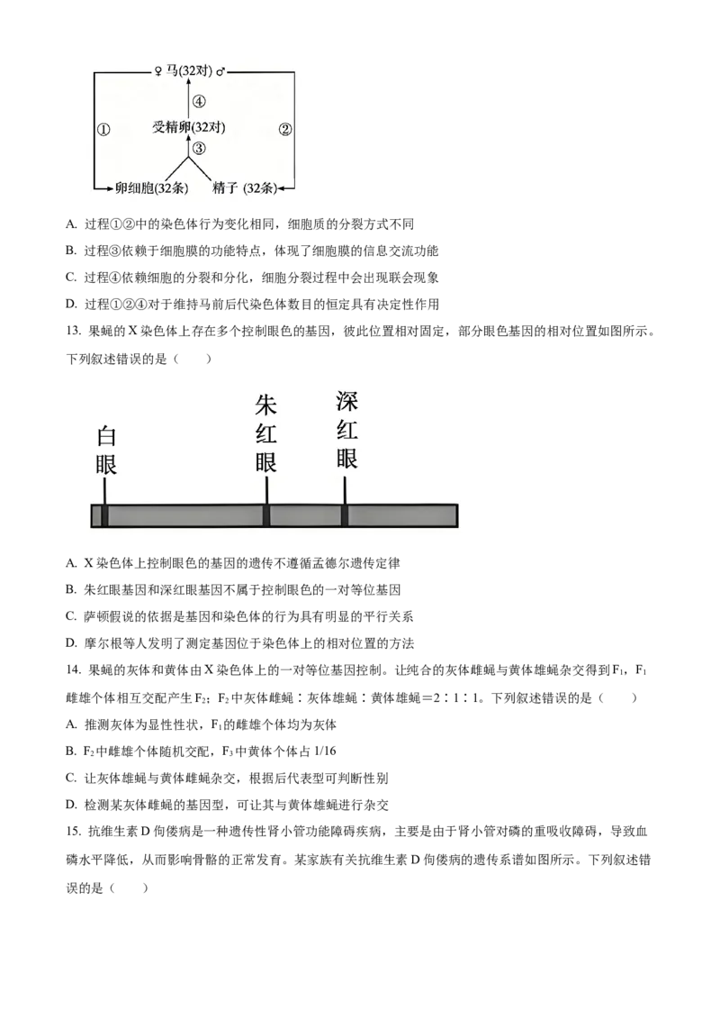 《安徽安徽卓越县中联盟2025-2026学年高一下学期4月阶段检测生物试题Word版无答案_2024-2027高一（7-7月题库）(1)_2026年05月高一试卷》第4页预览