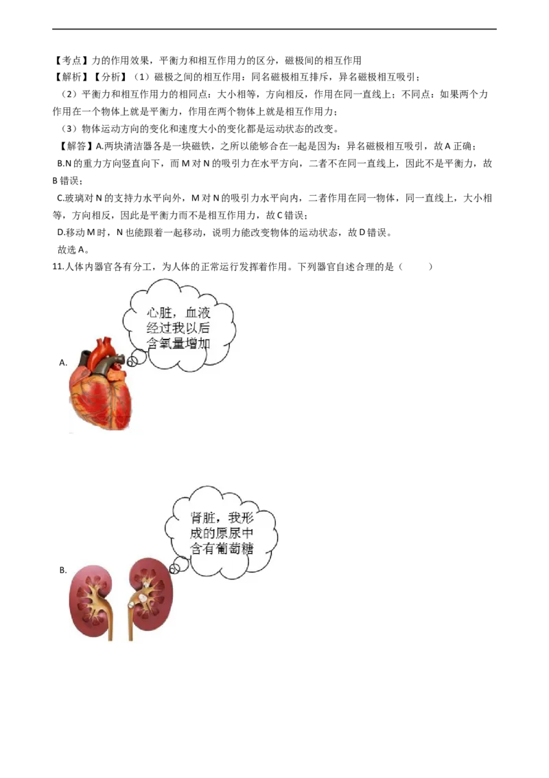 《2019浙江绍兴科学试卷+答案+解析(word整理版)_12.2026年4月全国各地高考模拟卷_2026版初中金考卷•45套中考试卷汇编系列合集_全国版中考真题(1)_各省市《历年中考真题》2013-2024(10)_浙江》第7页预览