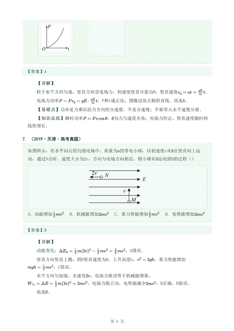 《专题二十带电粒子在电场中的运动_2017-2026物理高考真题专题汇编（40个专题）(1)》第6页预览