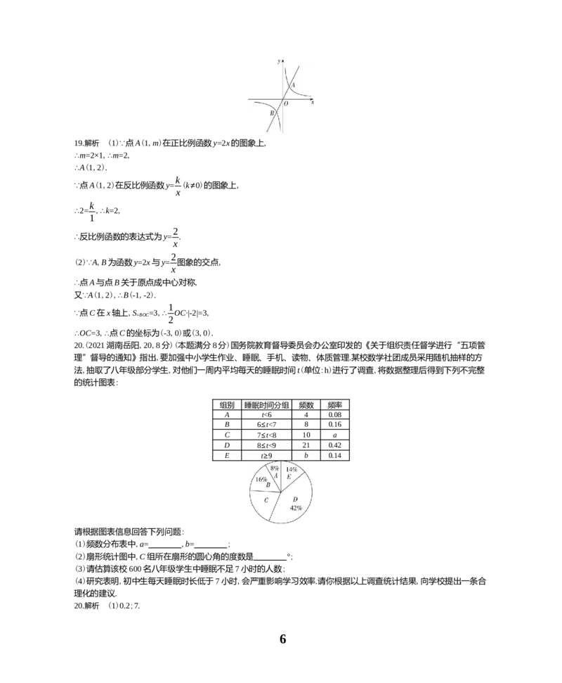 《2021湖南岳阳数学试卷+答案+解析(word整理版)_12.2026年4月全国各地高考模拟卷_2026版初中金考卷•45套中考试卷汇编系列合集_全国版中考真题(1)_各省市《历年中考真题》2013-2024(10)》第6页预览