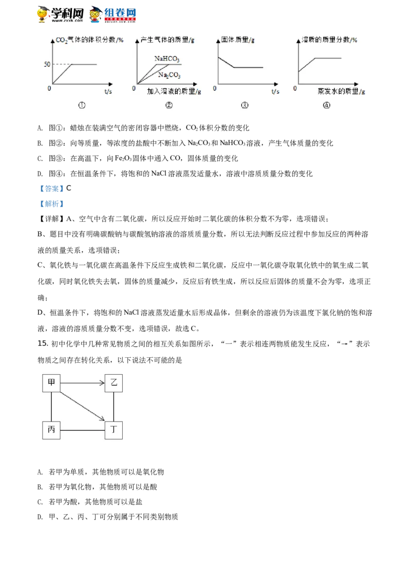 《2020湖南岳阳化学试卷+答案+解析(word整理版)_12.2026年4月全国各地高考模拟卷_2026版初中金考卷•45套中考试卷汇编系列合集_全国版中考真题(1)_各省市《历年中考真题》2013-2024(10)》第8页预览