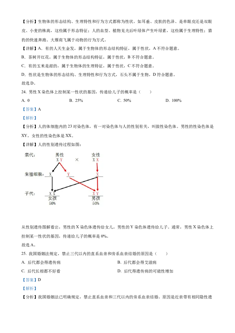 《2022年辽宁省铁岭市中考生物真题（解析）_12.2026年4月全国各地高考模拟卷_2026版初中金考卷•45套中考试卷汇编系列合集_全国版中考真题(1)_辽宁各地中考_辽宁生物（24）_铁岭生物17-22》第10页预览