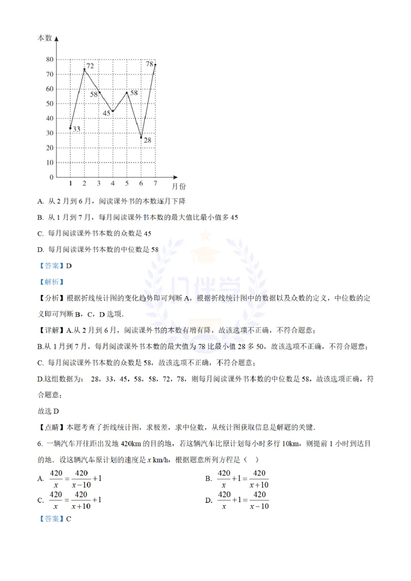 《2022年山东省济宁市中考数学真题(解析版)_12.2026年4月全国各地高考模拟卷_2026版初中金考卷•45套中考试卷汇编系列合集_全国版中考真题(1)_各省市《历年中考真题》2013-2024(10)_山东》第3页预览