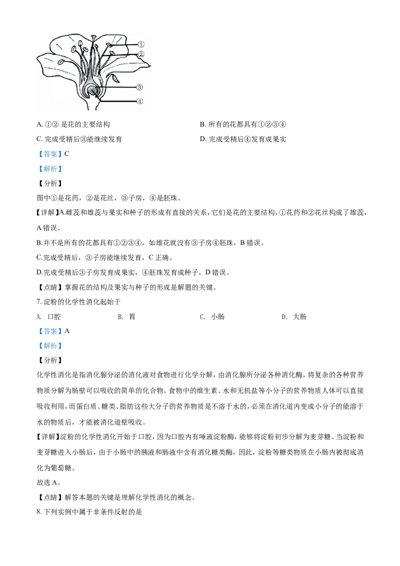 《2020年辽宁省鞍山市中考生物试题（解析）_12.2026年4月全国各地高考模拟卷_2026版初中金考卷•45套中考试卷汇编系列合集_全国版中考真题(1)_辽宁各地中考_辽宁生物（24）_鞍山生物2017-22》第3页预览