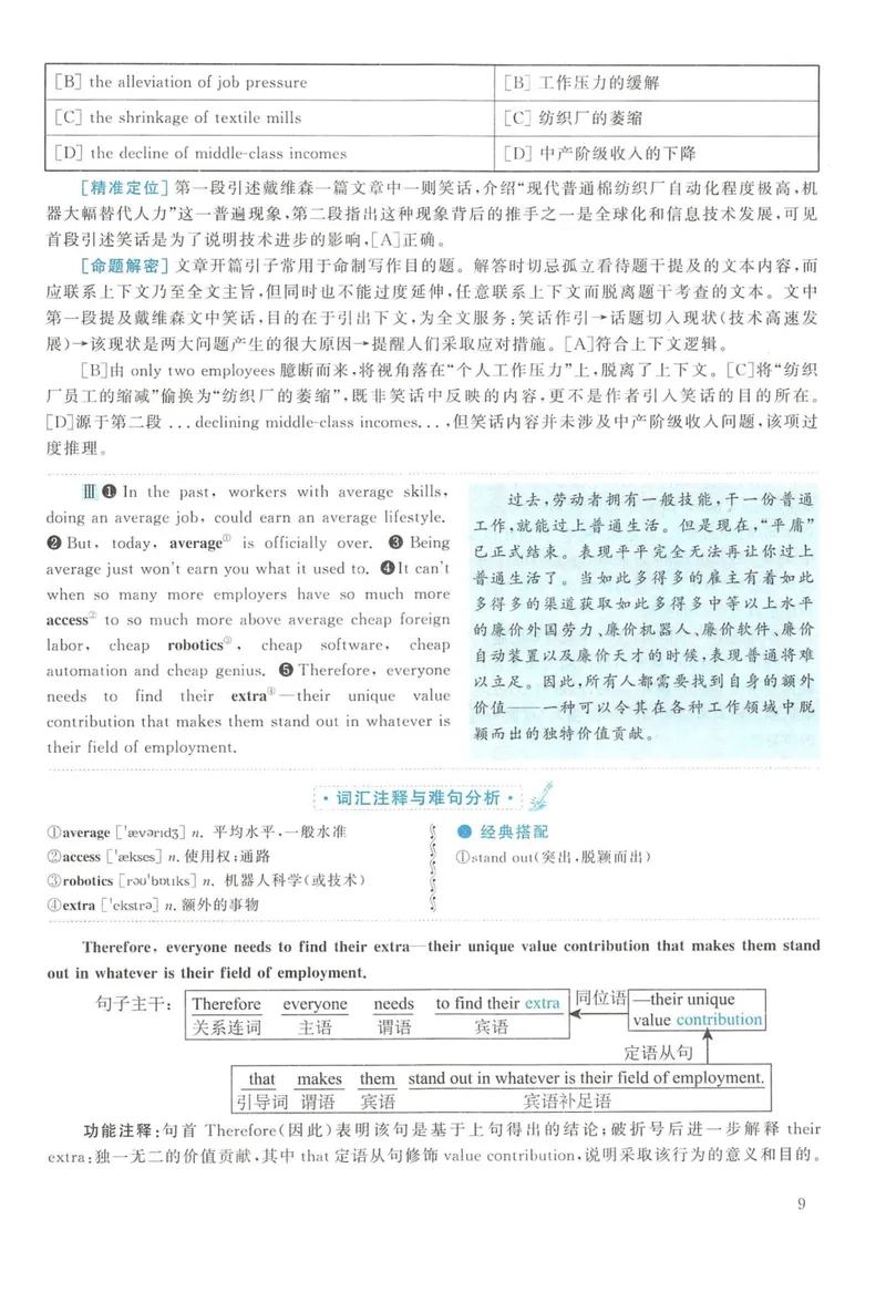 《2013年英语二真题解析_考研英语真题_01考研英语真题版本一_❤️赠2：英语一二逐词翻译_高分大神整理_英语_考研英语阅读逐词翻译（英一+英二赠送手译本）》第9页预览