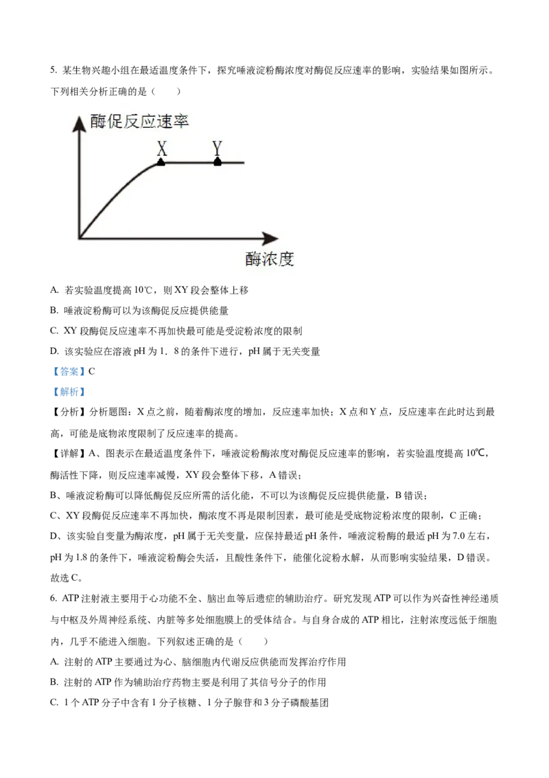 《2026届陕西省西安中学高三第三次模拟考试生物试卷Word版含解析_12.2026年4月全国各地高考模拟卷_2026届陕西省西安中学高三下学期第三次模拟考试》第4页预览
