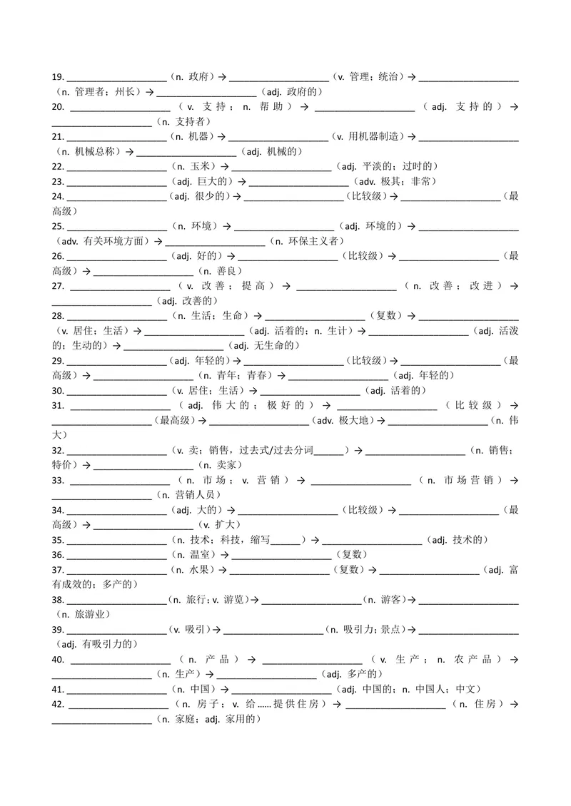 《U1学生版_初中英语789_26秋最新人教版英语九年级上册_26秋人教九上_08、单元知识清单背诵版+默写版PDF版+word版_知识清单PDF版本_U1》第2页预览