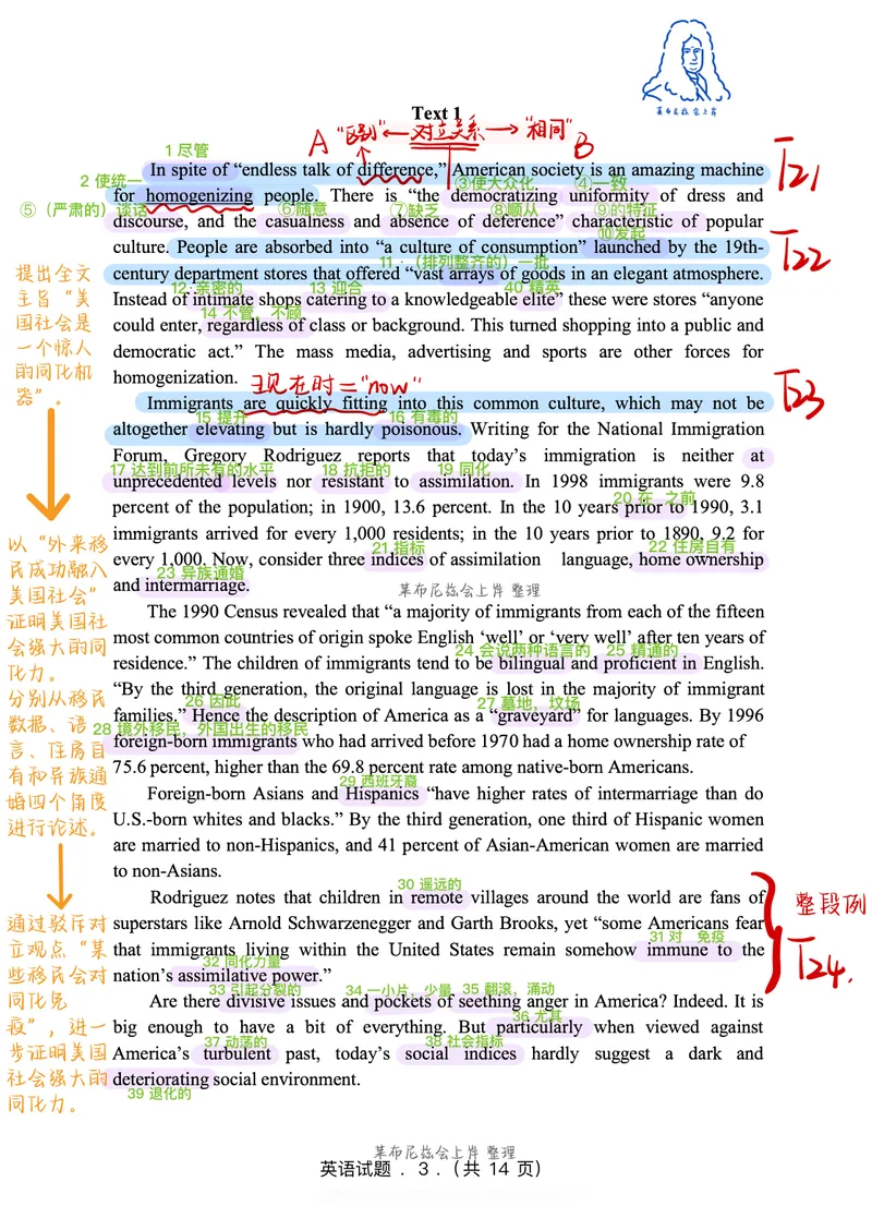 《2006年阅读真题带刷_1679747678388_考研英语真题_01考研英语真题版本一_❤️赠2：英语一二逐词翻译_高分大神整理_英语_英一80+笔记大礼包_英语一详解版》第1页预览