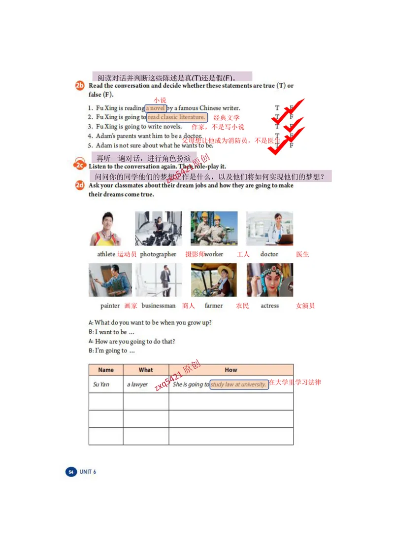 《课堂笔记Unit6PlanforYourself_初中英语789_最新人教版英语八年级上册_新版_最新2025秋人教版英语（八年级上册）_2025秋人教版英语8上：预习资料包_12课堂笔记（pdf）（多套）_赠送版》第4页预览