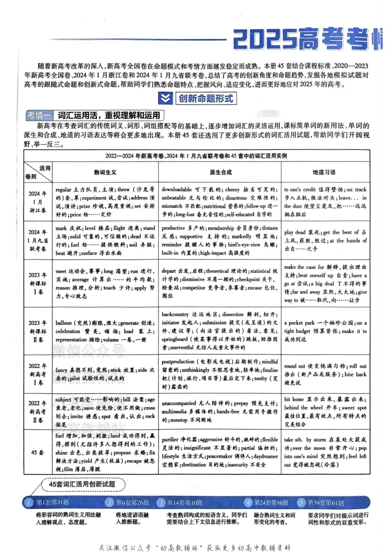 《2025《金考卷45套》英语新高考_12.2026年4月全国各地高考模拟卷_2026天星金考卷·优秀模拟试卷汇编45套_2025版《金考卷45套》》第6页预览