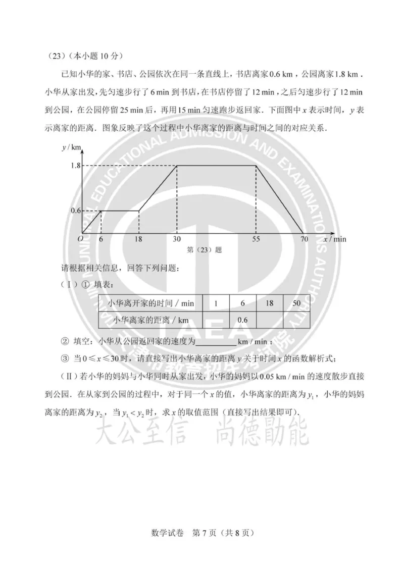 《2025年天津市中考数学真题及答案解析完整版_12.2026年4月全国各地高考模拟卷_2026版初中金考卷•45套中考试卷汇编系列合集_全国版中考真题(1)_2025年全国中考真题答案（按省市分类）(10)》第7页预览