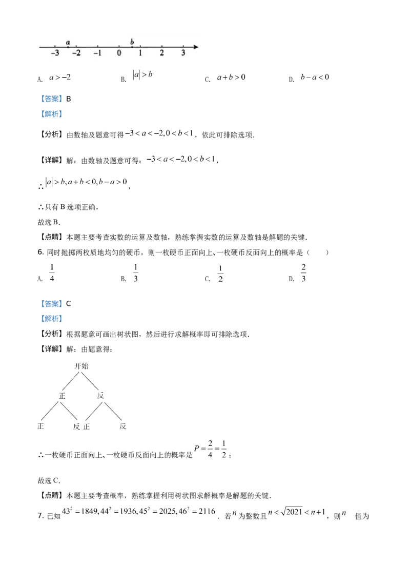 《2021年北京市中考数学真题（解析卷）_2.北京中考数学（2008-2026）》第3页预览