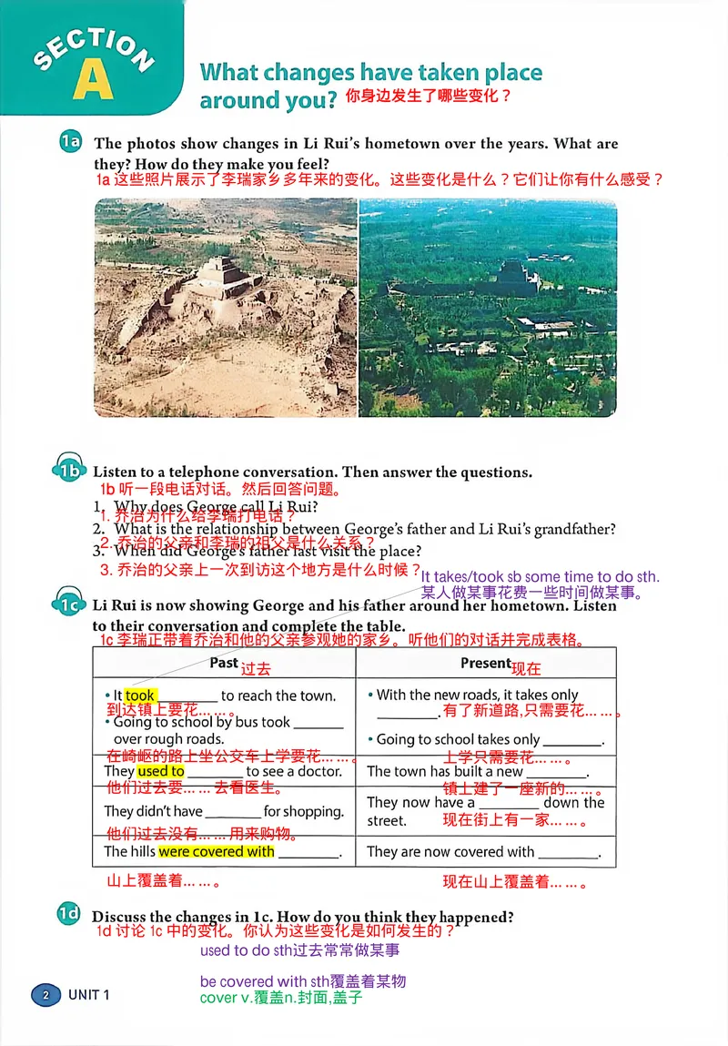《26秋新版九上教材-笔记翻译版_初中英语789_26秋最新人教版英语九年级上册_26秋人教九上_01、课堂笔记PDF版+word版》第9页预览