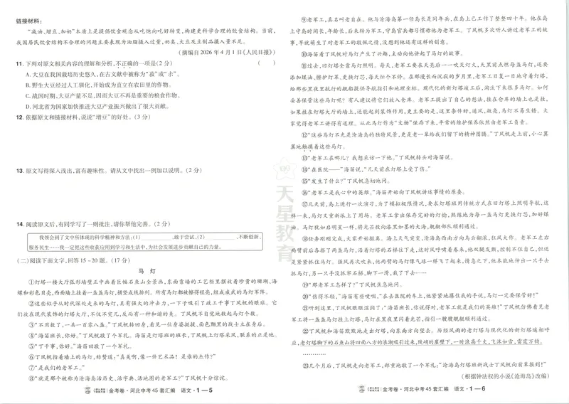 《试卷_2027金考卷中考45套汇编河北语文》第9页预览